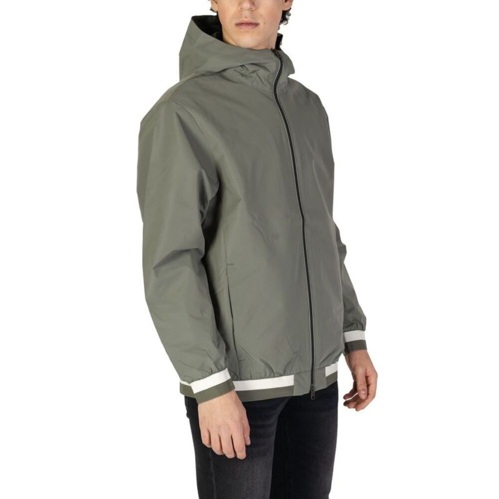 Replay Green Polyester Shell Men's Jacket - Picture 4 of 4